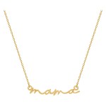 SLOONG Mama Necklace 14k Gold Plated