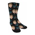 Custom Socks with Faces Ties and Moustaches